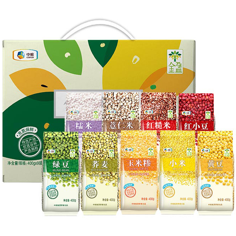 中粮金盈珍粹杂粮礼盒3600g 象牙色
