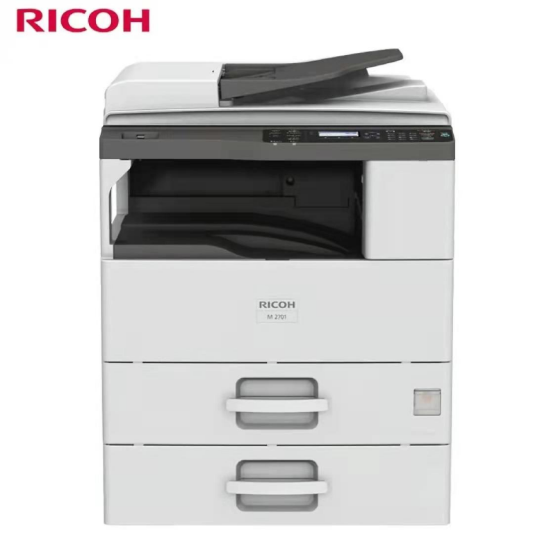 理光（RICOH） M2701 （双面器/双面自动输稿器/有线/无线网络打印/1100页） 复印机（仅限北京区域购买）  白色  