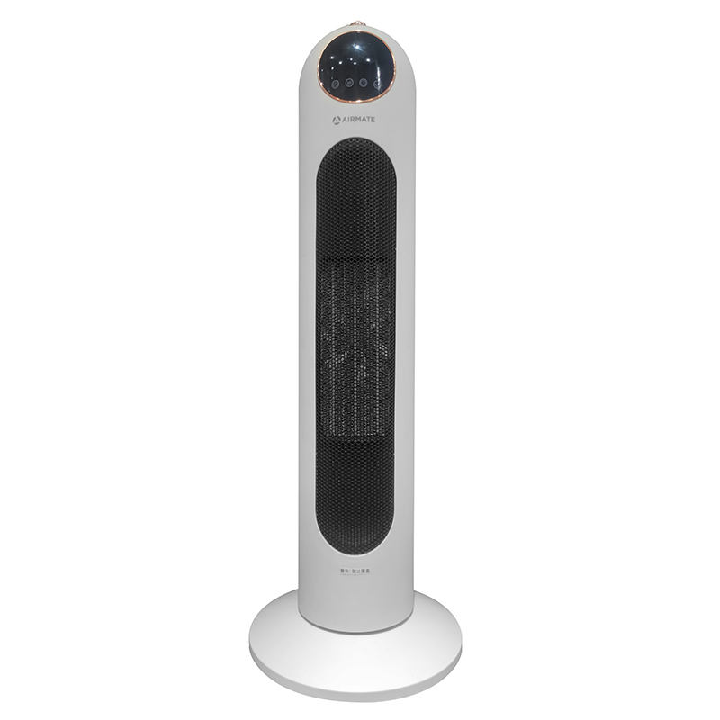 艾美特（AIRMATE）家用立式摇头暖风机节能取暖器电暖器电暖风HP20-R6遥控款 台 白色