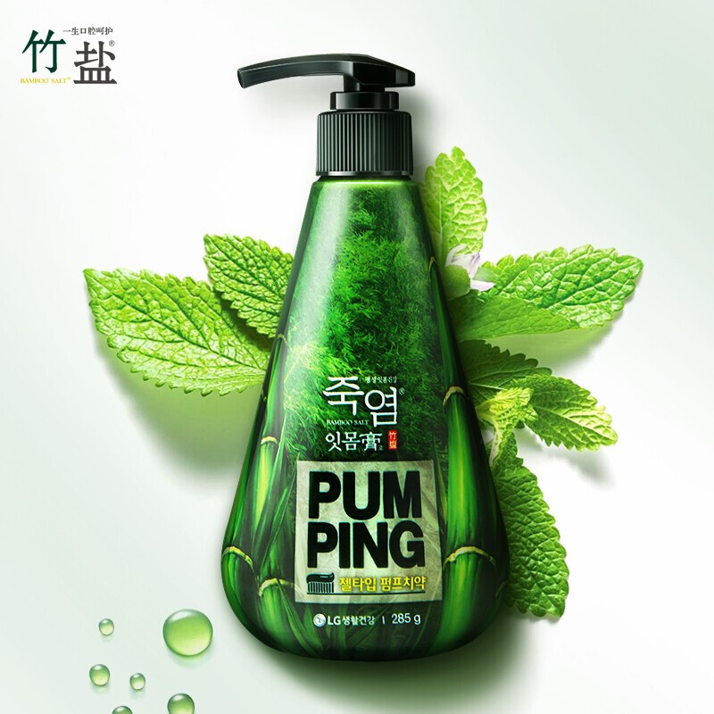 竹盐派缤牙膏 混色