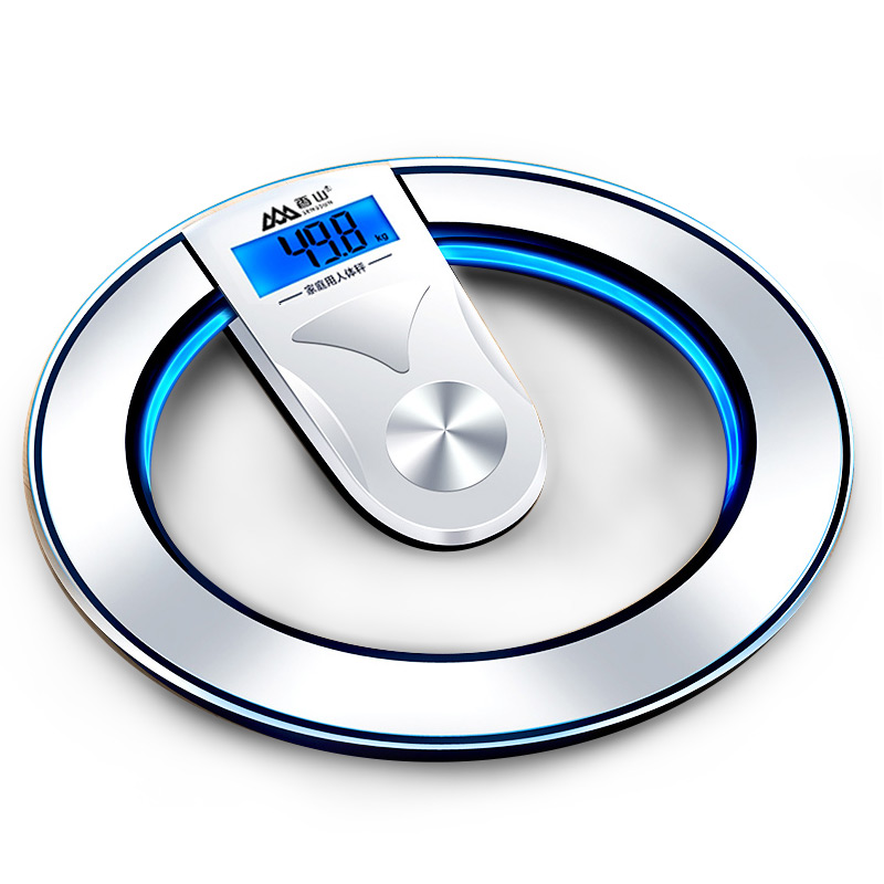 香山电子人体秤EB8504H  银色  