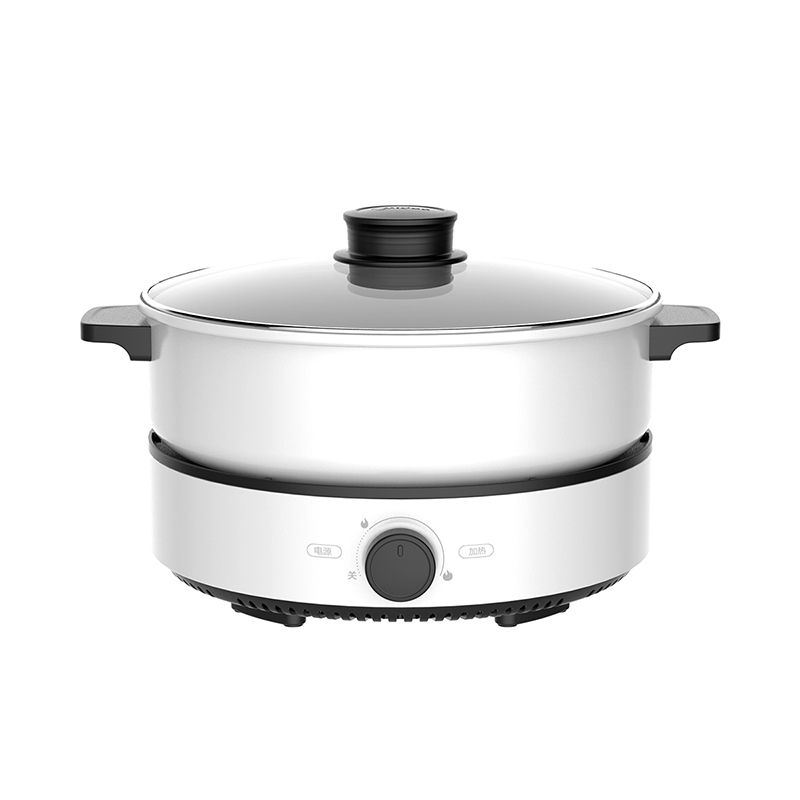 美的（Midea）多用锅电火锅 4L容量标配版 MC-DY26easy501（单位：个） 白色