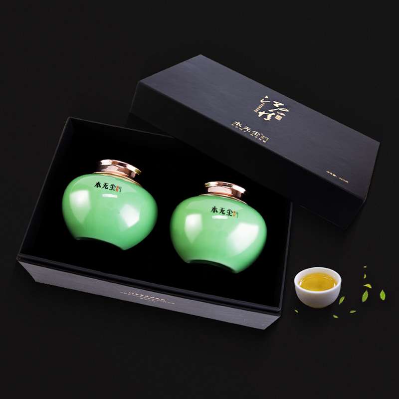 本无尘名扬双冠绿茶200g/盒  婺源高山绿茶  