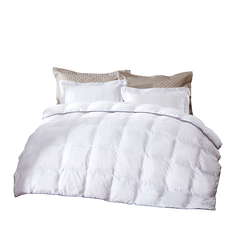 富安娜舒弹丝羽丝绒被/203*229cm/1200g/床 白色