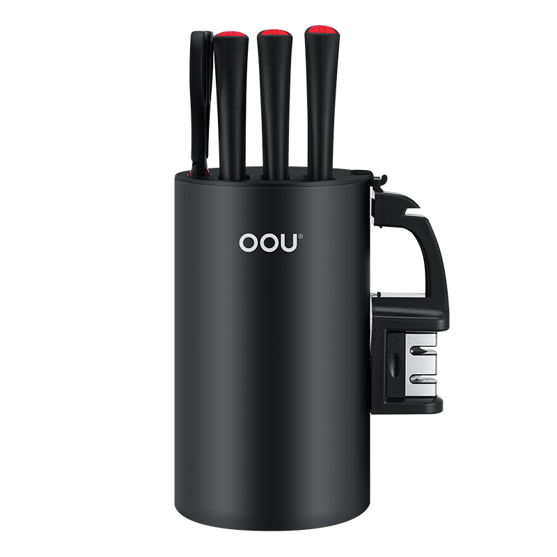 OOU UC4170 七件套 鹤系列刀具套装 黑色（单位：套）