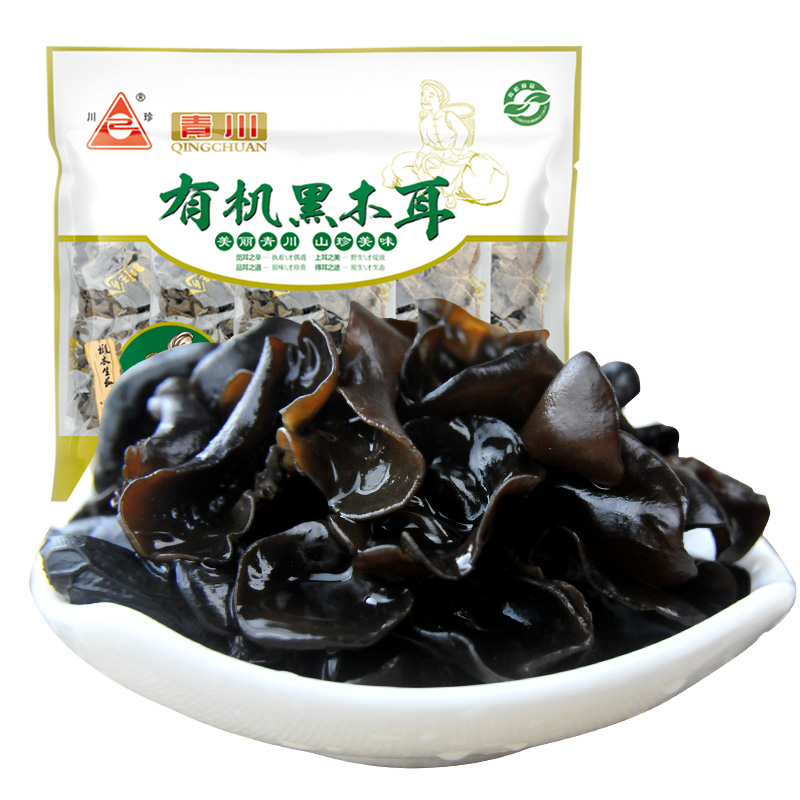 川珍 有机黑木耳200g（单位：袋） 白色