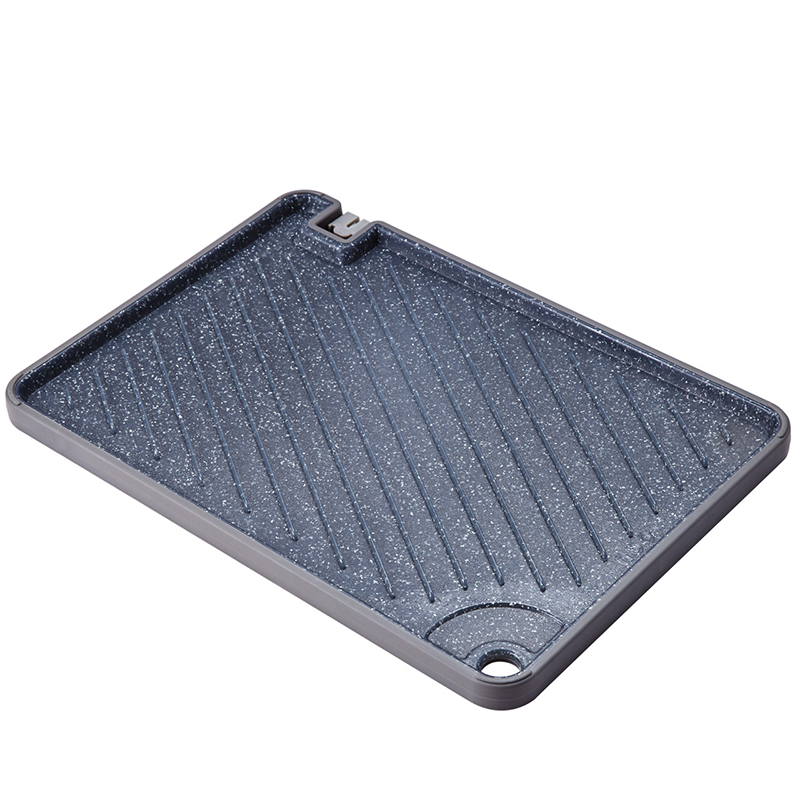 OOU 多功能抗菌菜板仿  大理石色  大号000031B（单位：个） 灰蓝色