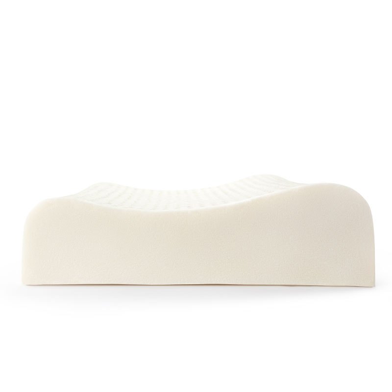 泰嗨 高低平面乳胶枕头 枕心带枕套 泰国原装进口，93%乳胶 TPA11-01  本白色  