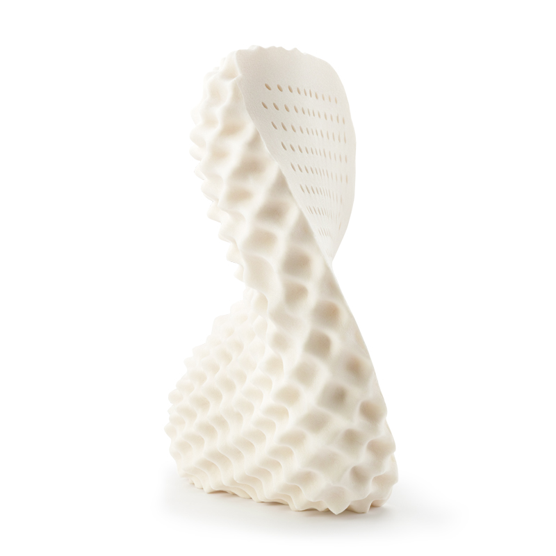 泰嗨 美容按摩乳胶枕头礼袋装 枕心带枕套 泰国原装进口，93%乳胶 TPA02-05  本白色  