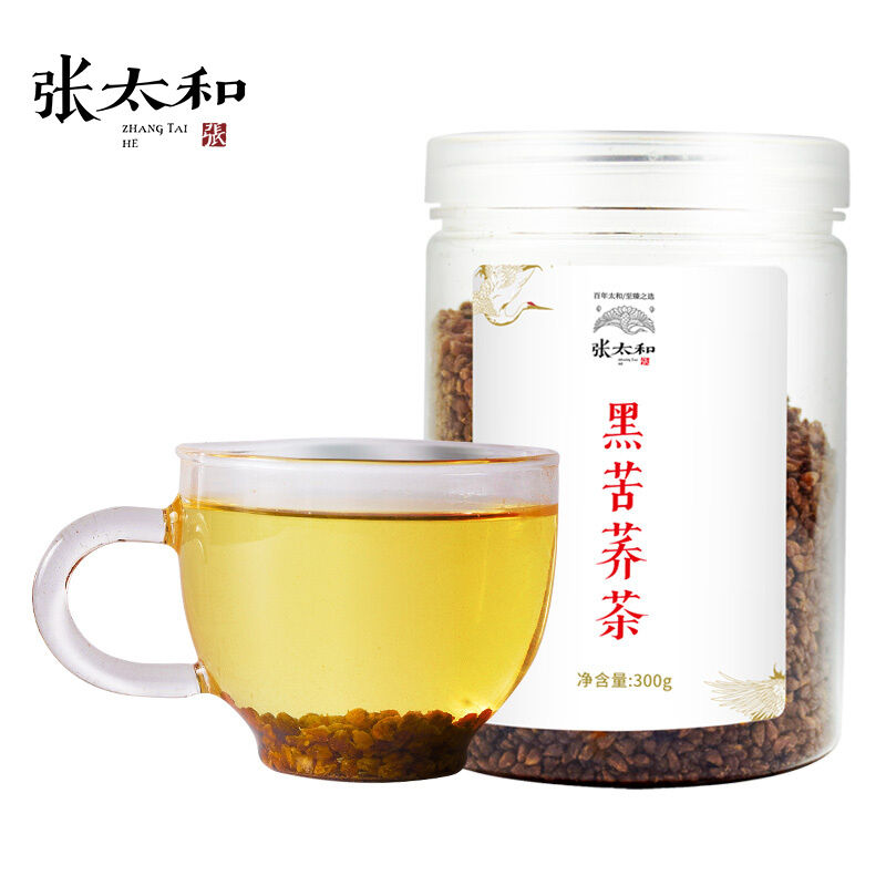 张太和始创于1915黑苦荞茶300g/瓶 （单位：瓶）白色
