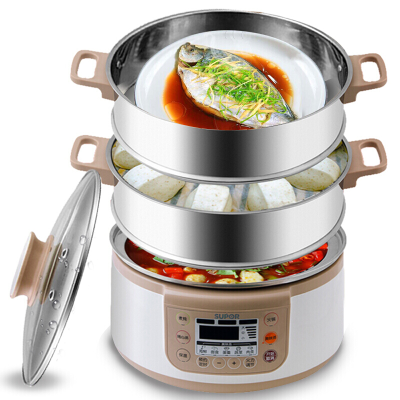 苏泊尔（SUPOR） 多用途锅电蒸锅 ZN28YC808-130 12.5L 不锈钢色（单位：个）