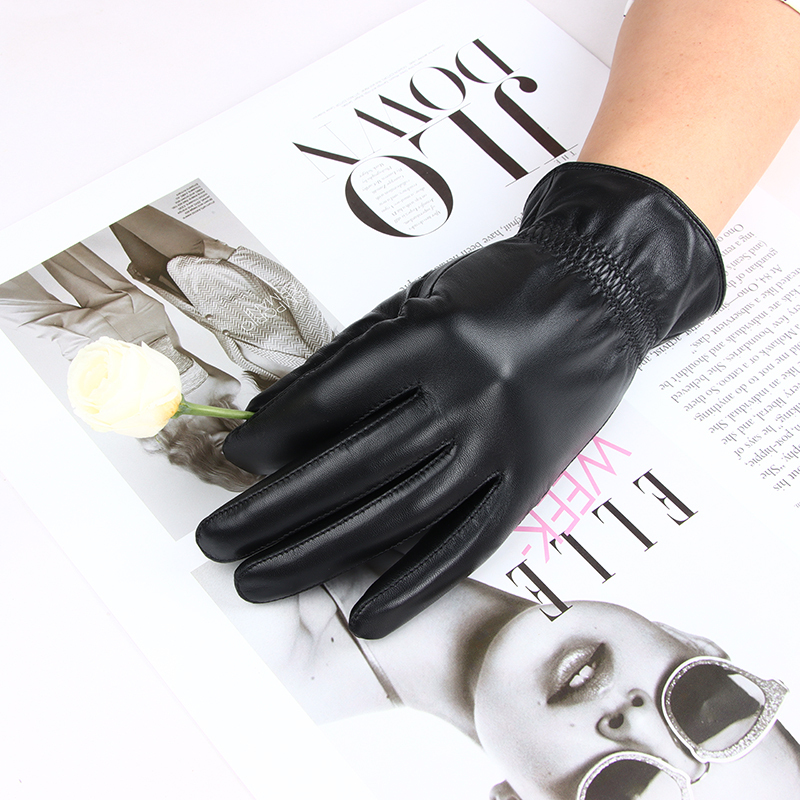 恒源祥女式精品羊皮手套HYX205ST/M/L（单位：套） 黑色 M