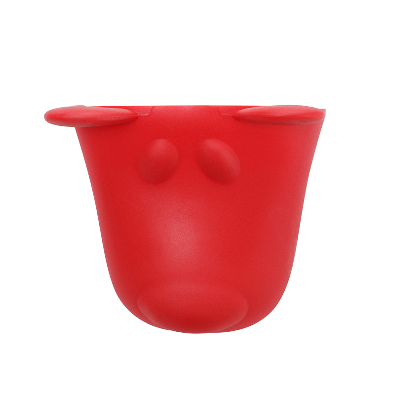 炊大皇巧手硅胶隔热手套12*10cmCK83067 红色