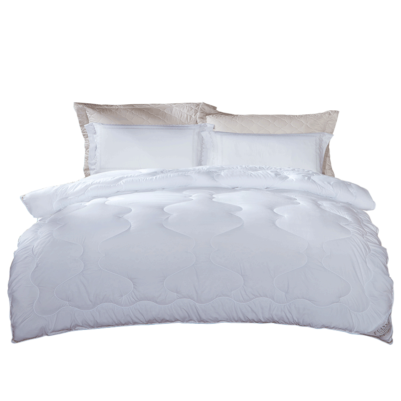 富安娜 逸享抗菌四季被203x229cm 套 白色
