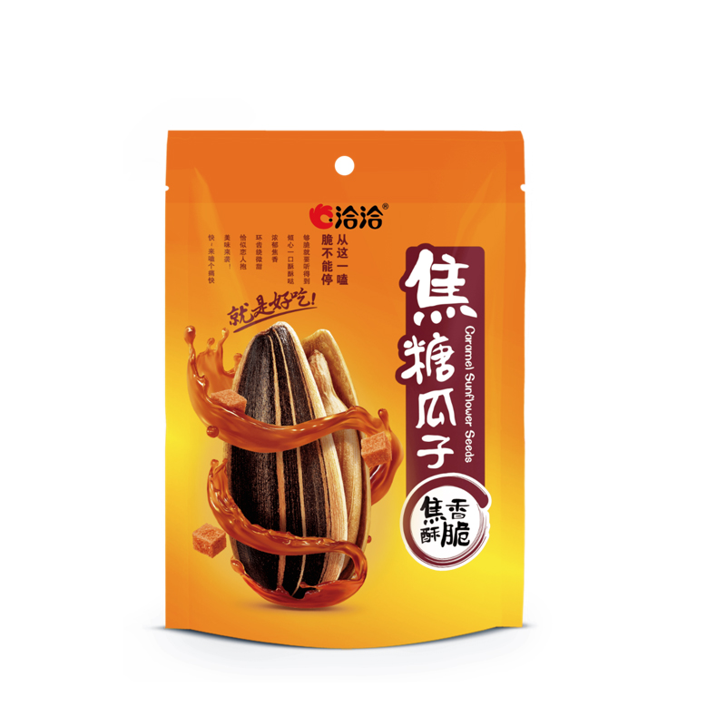 洽洽焦糖瓜子108g*5包  橙色  