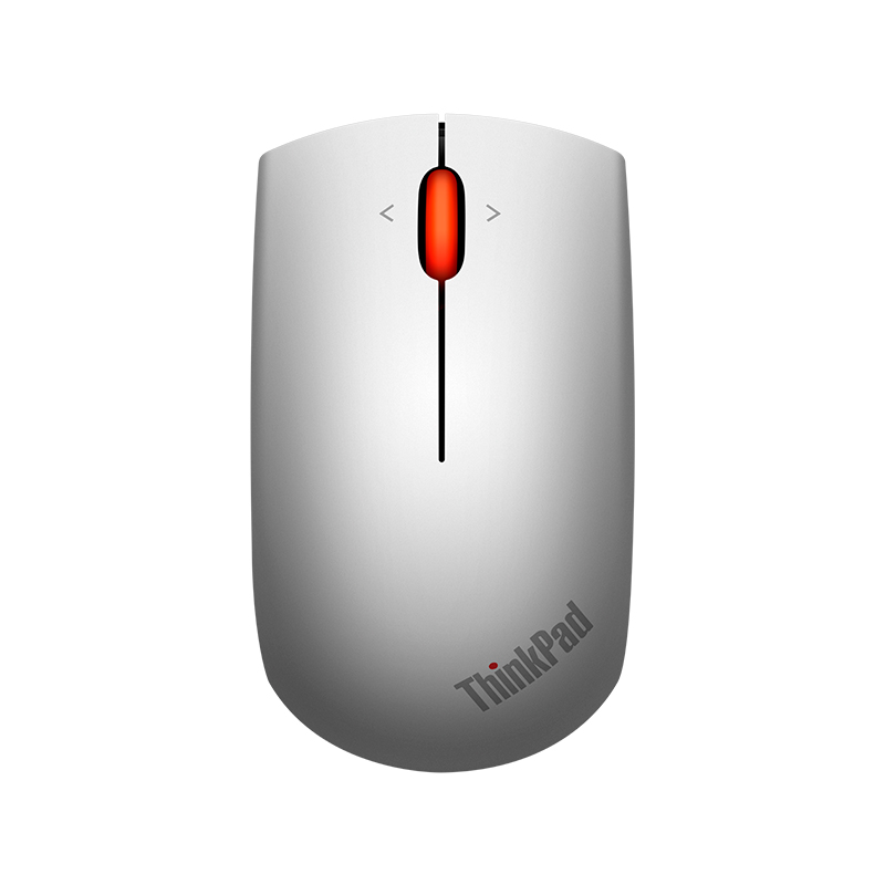 联想ThinkPad无线蓝牙双模鼠标  小巧便携 商务办公鼠标 适用ThinkBook/ThinkPad等笔记本、台式机/件 陨石银