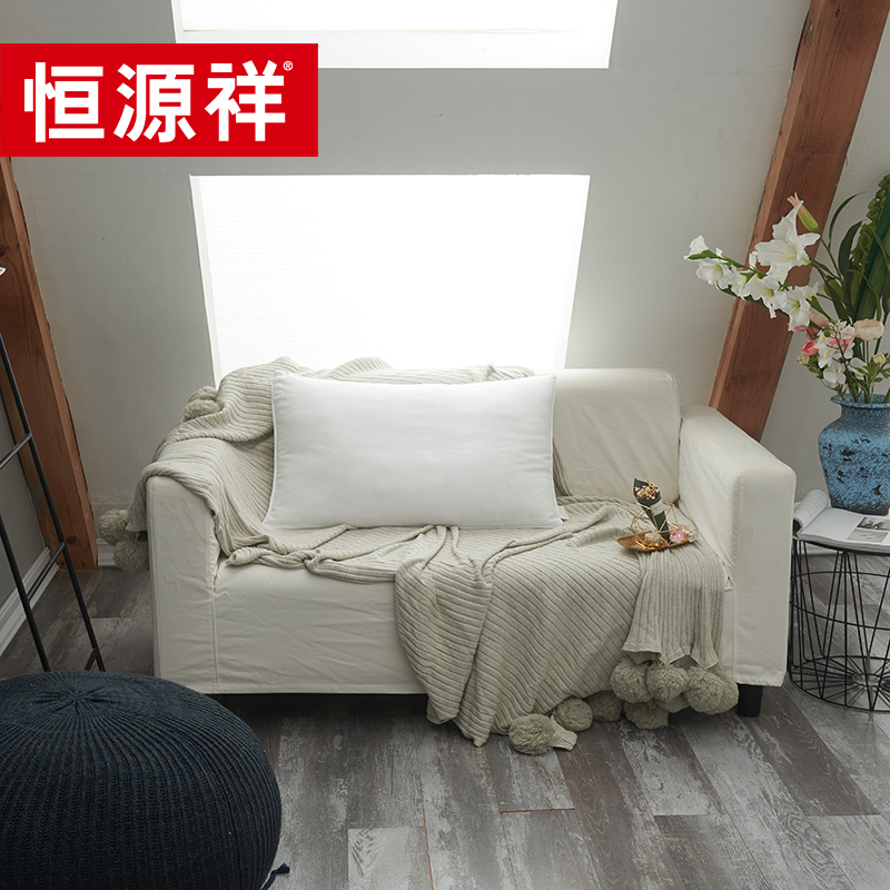 恒源祥 HYX031ZX梦馨纤维枕 48*74cm 单只装  本白色  