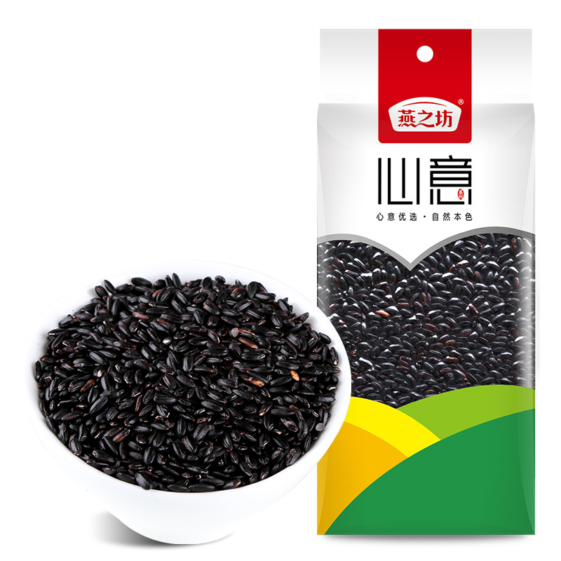 燕之坊珍贡黑米470g*2袋  黑色  