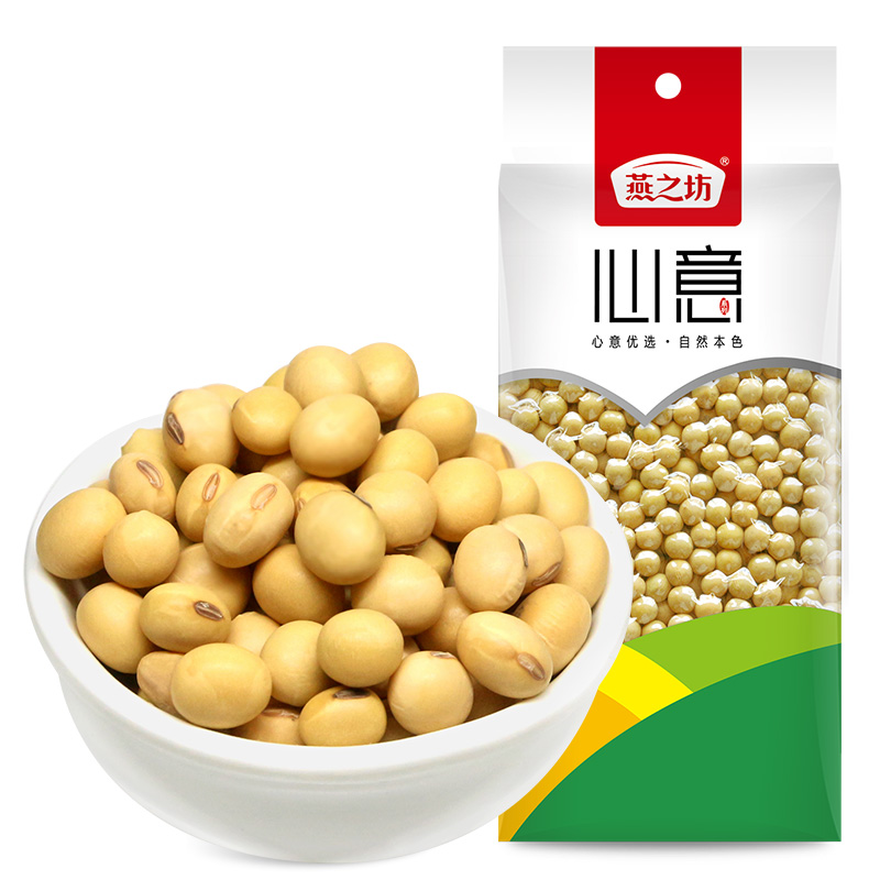 燕之坊呼伦贝尔大黄豆345g*2袋  黄色  