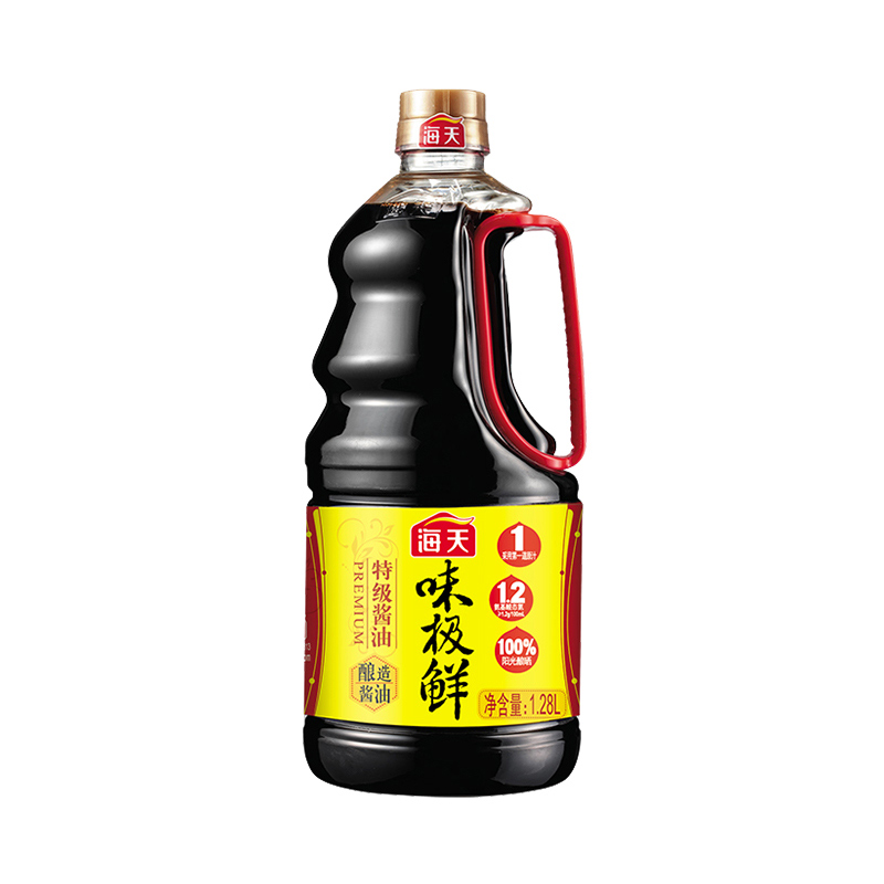 海天味极鲜1.28L一瓶（偏远地区除外）  白色  