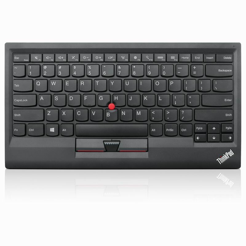 ThinkPad（联想）商务办公键盘 笔记本电脑有线键盘 有线USB小红点键盘/件 黑色