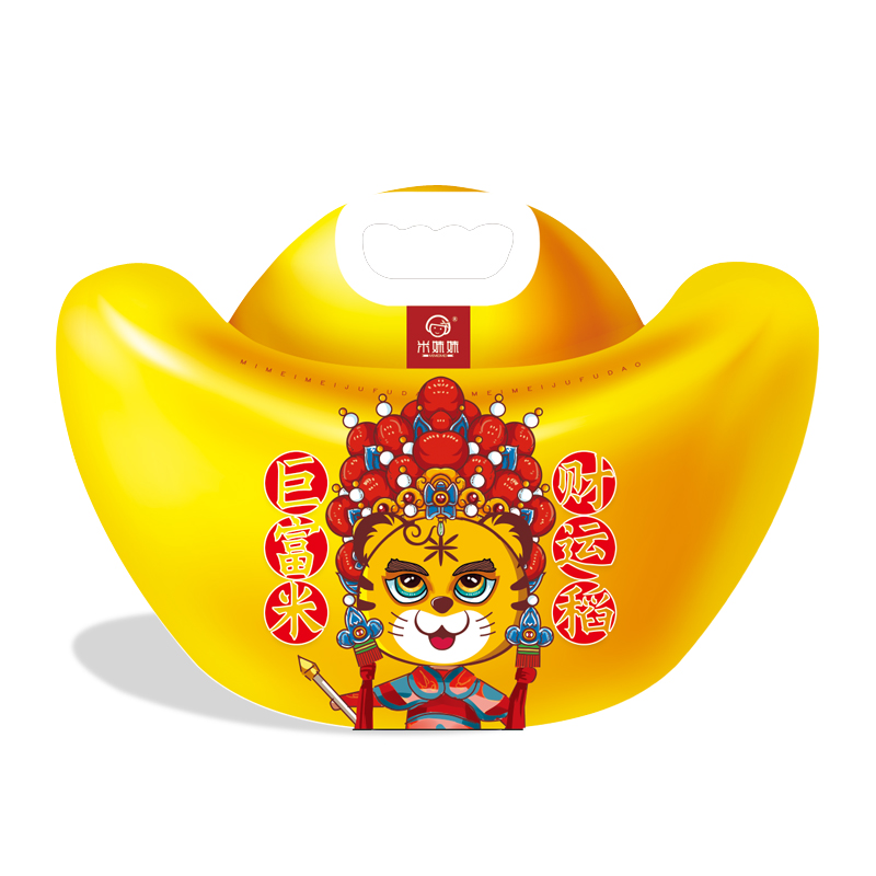 米妹妹（MIMEIMEI） 东北大米 元宝巨富米 1kg 混色（单位：袋）