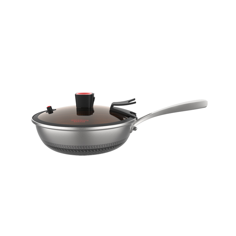 微压316不锈钢炒锅MC-Y3062  不锈钢色  