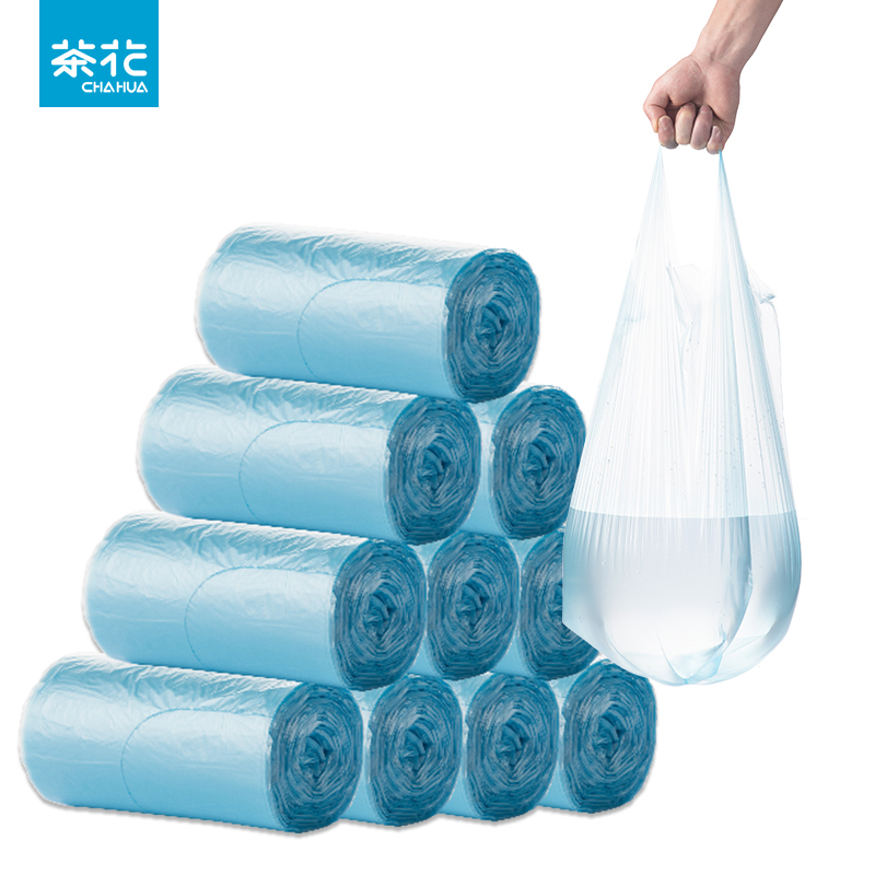 茶花手提垃圾袋-L60 302001*2  混色  