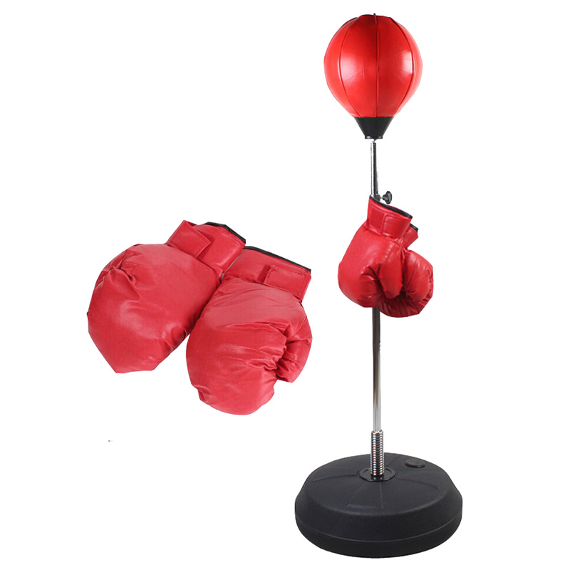 HTASK宏太吸盘款拳击速度球反应靶发泄球家用散打沙袋  红色  