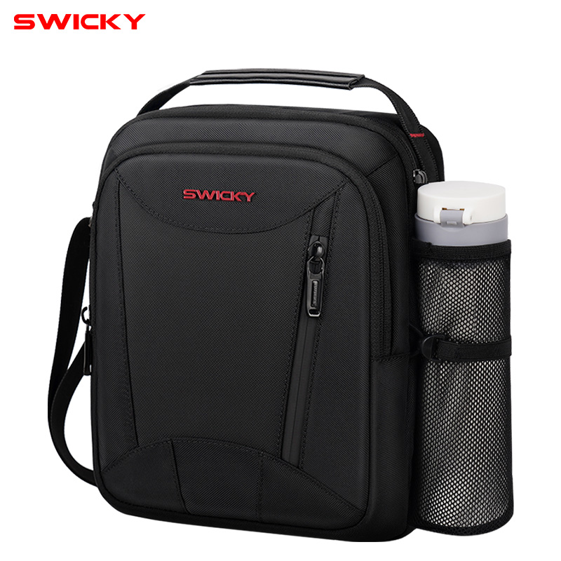 SWICKY 商务休闲  单肩斜挎包91425  单位：个 黑色