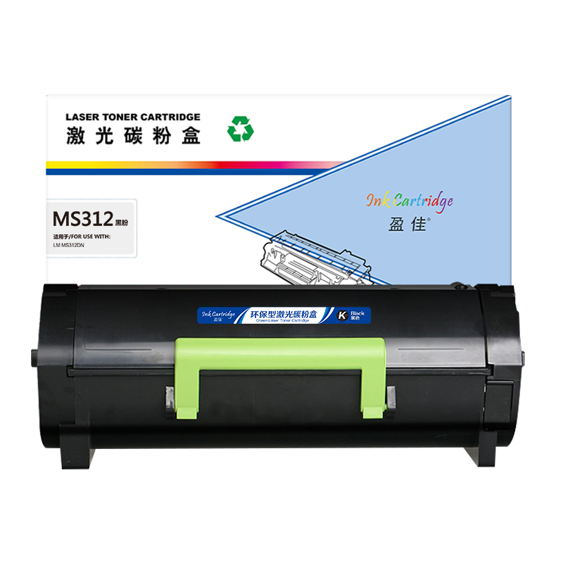 盈佳(Ink Cartridge) YJ-MS312-F 5000页 适用利盟MS310D MS310DN 粉盒 1.00 只/个 (计价单位：个) 黑色