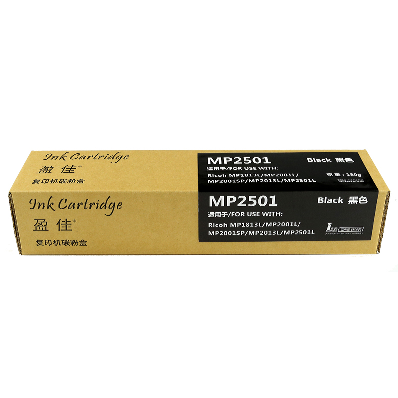 盈佳(Ink Cartridge) YJ-MP2501C-F 6500页(5*) 适用理光MP2013L 粉盒 1.00 只/个 (计价单位：个) 黑色
