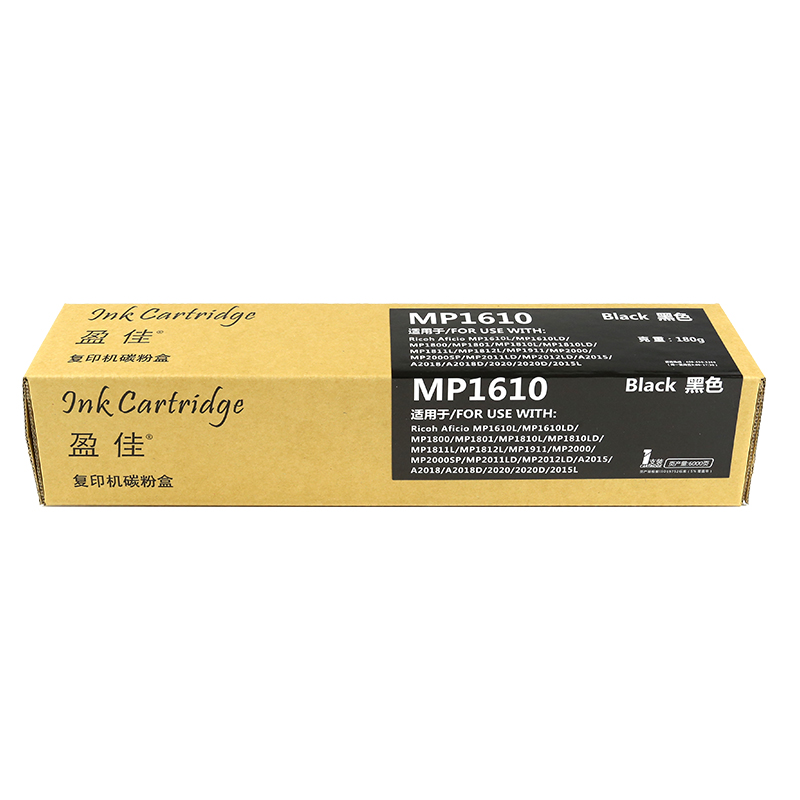 盈佳(Ink Cartridge) YJ-MP1610D-F 6500页 适用理光MP1610L MP1800 粉盒 1.00 只/个 (计价单位：个) 黑色
