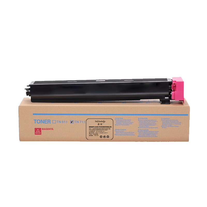 盈佳(Ink Cartridge) YJ-TN711-M-F 26000页 适用柯尼卡美能达 C654e C754e 粉盒 1.00 只/个 (计价单位：个) 红色
