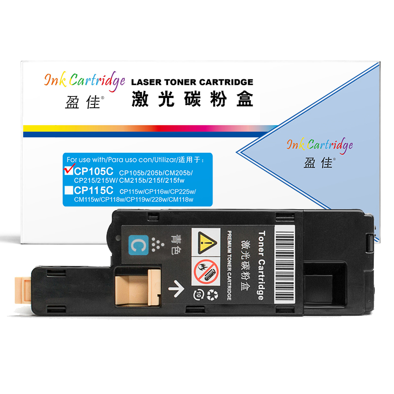 盈佳(Ink Cartridge) FX-CP105 打印量1400页 适用施乐CP105b 墨粉盒 (计价单位：只) 蓝色