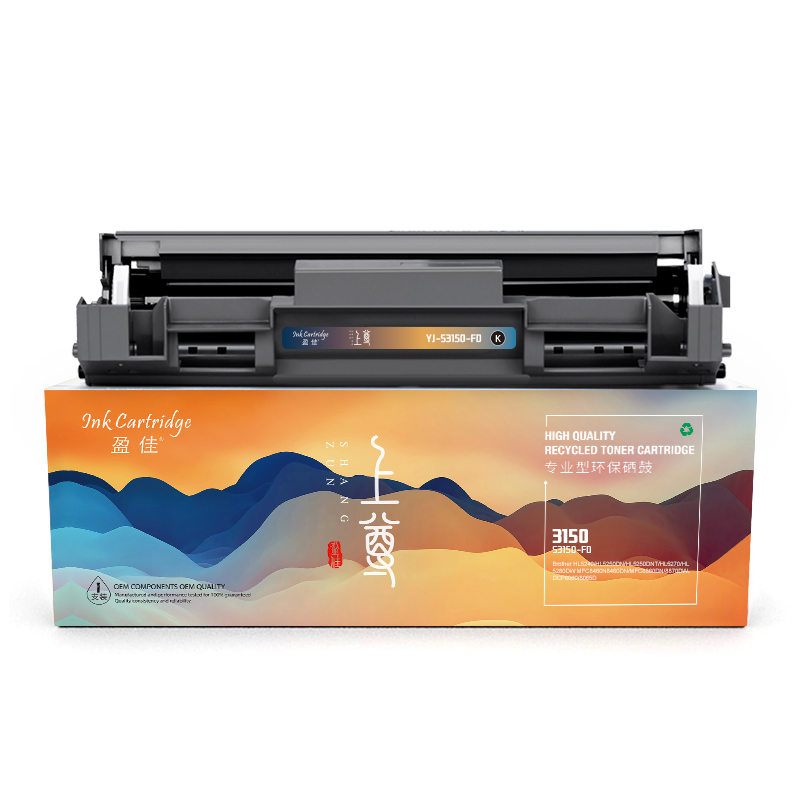 盈佳(Ink Cartridge) YJ-S3150/2435-FD 上尊系列 打印量12000页 适用机型:兄弟BrotherHL5240 硒鼓 (计价单位：只) 黑色