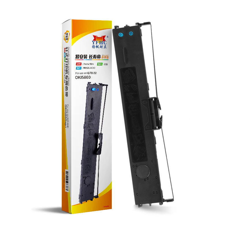 扬帆耐立（YFHC） YFHC-OKI5860-B-J 7mm*25m 适用四通OKI 5860 色带架 1.00 只/个 (计价单位：个) 黑色