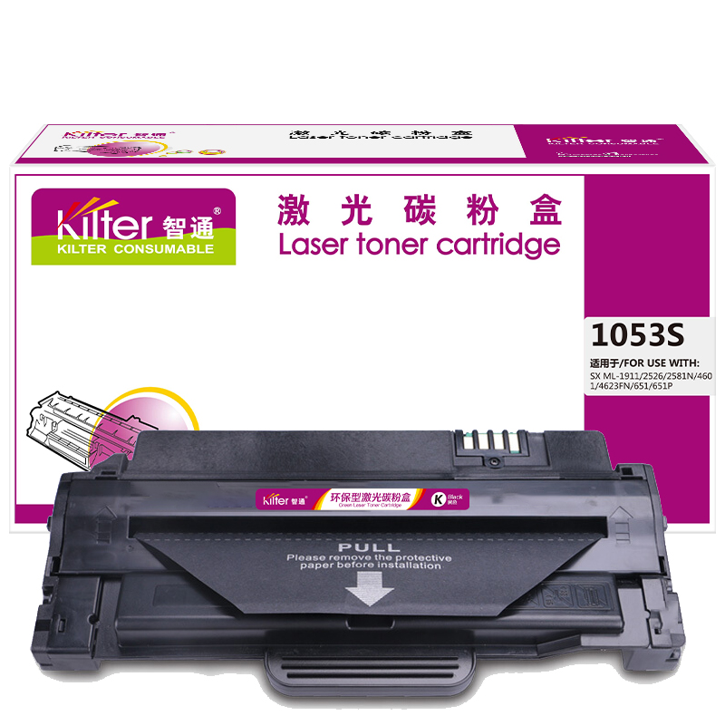 智通(ZT) ZT-D1053S 标准版 打印量2500页 适用Samsung ML-1911 硒鼓 1.00 只/支 (计价单位：支) 黑色