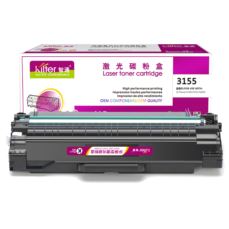 智通(ZT) 3155 带芯片 2500页 适用富士施乐Fuji Xerox Phaser 3155 Phaser 3160 硒鼓 1.00 只/支 (计价单位：支) 黑色