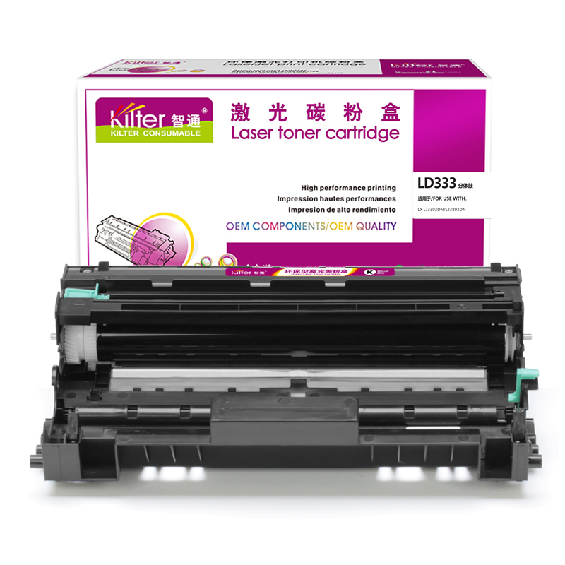 智通(ZT) ZT-LD333-FD 30000页 适用联想Lenovo LJ3303DN LJ3803DN 硒鼓 1.00 只/支 (计价单位：支) 黑色