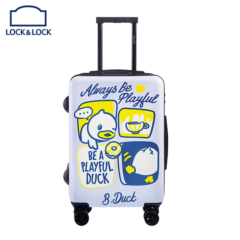 乐扣乐扣（Lock&Lock）小黄鸭联名款拉杆箱LY110001(20寸）（单位：个） 蓝色 20寸