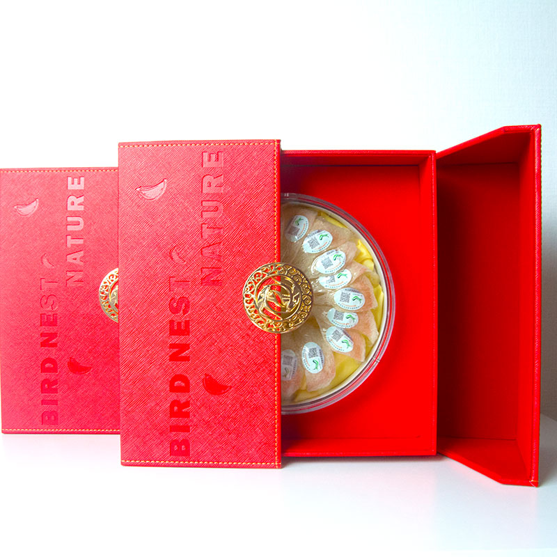 燕遇东方溯源燕盏燕窝礼盒(100g装)  红色  