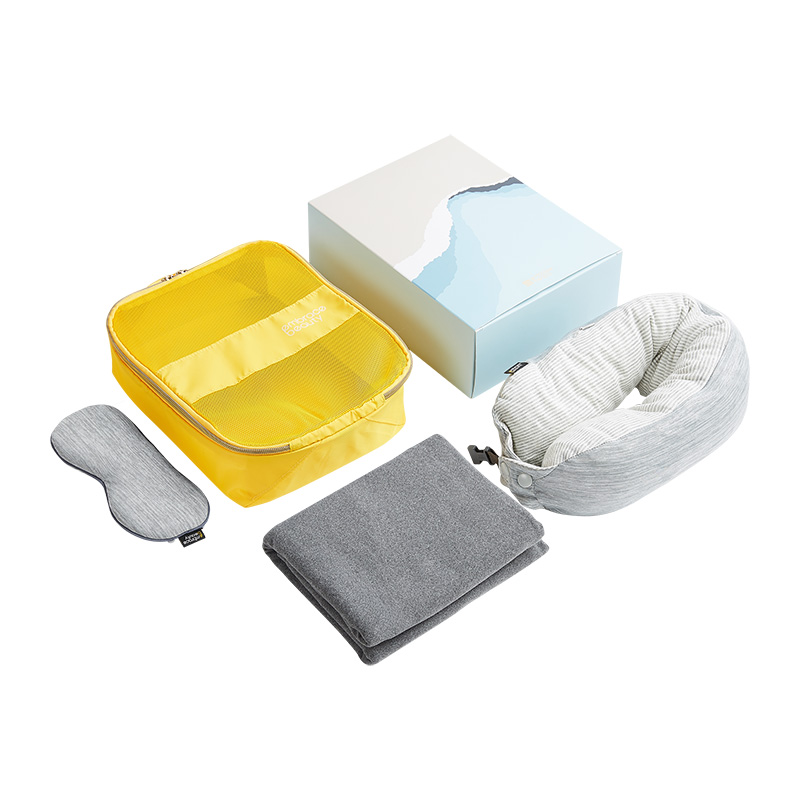 又见美物融合系列无忧睡眠四件套礼盒 EB4Z01  黄色  