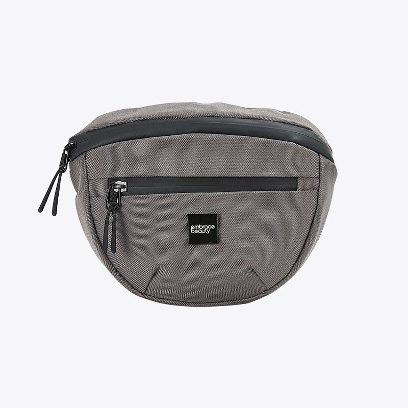 又见美物睿印系列多用腰挎包EB1306  灰色  