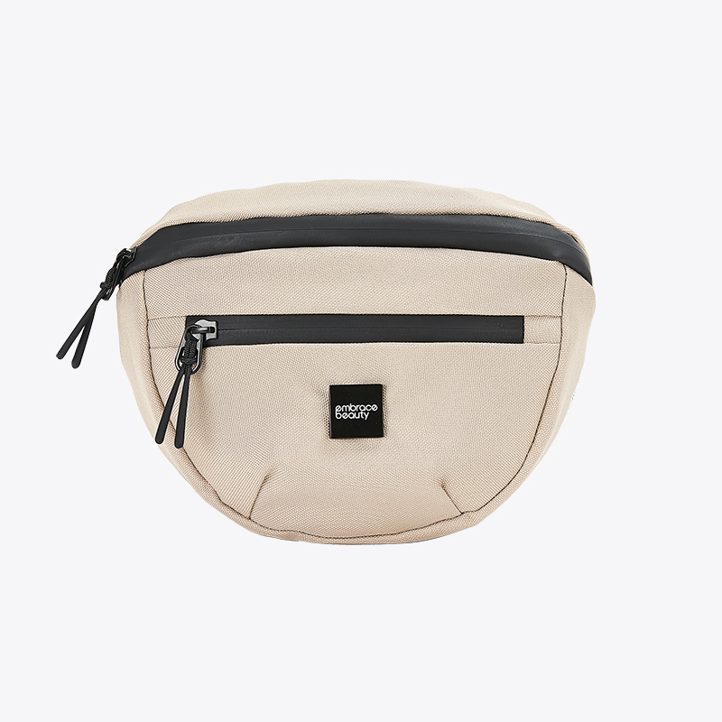 又见美物睿印系列多用腰挎包EB1306  卡其色  