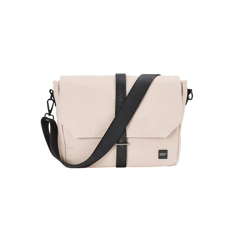 又见美物睿印系列邮差包EB1309  卡其色  