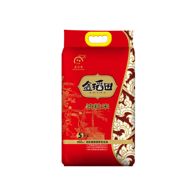 鑫稻田油粘米5kg  白色  