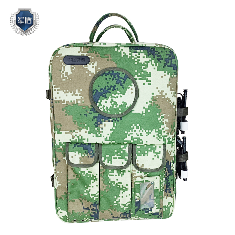 天津军盾应急医疗 2002型军医背囊 * 含配置 户外急救包  武警迷彩  