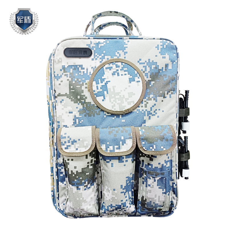 天津军盾应急医疗 2002型军医背囊 * 含配置 户外急救包  空军迷彩  