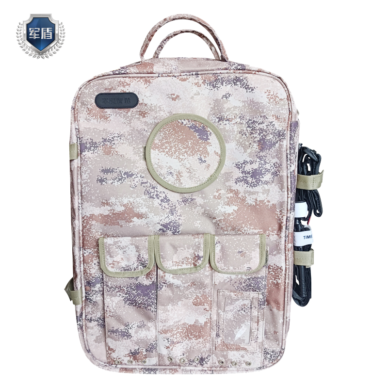 天津军盾应急医疗 2002型军医背囊 * 含配置 户外急救包  荒漠星空迷彩  